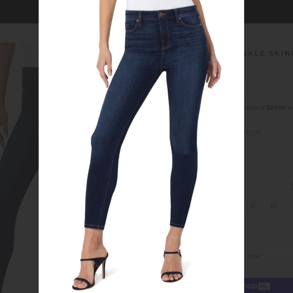 LIVERPOOL Abby Hi-Rise Ankle Skinny Jean